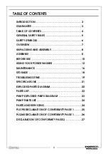 Предварительный просмотр 4 страницы Clarke Power Wash PLS190 Operation & Maintenance Instructions Manual