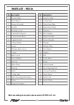 Preview for 21 page of Clarke PSD1A Operating & Maintenance Instructions