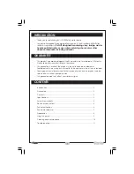 Preview for 2 page of Clarke PSV1A Operation & Maintenance Instructions Manual