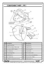 Preview for 6 page of Clarke PTF1 User Maintenance Instructions