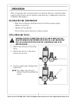 Предварительный просмотр 8 страницы Clarke RACER 9/50P Operation & Maintenance Instructions Manual