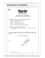 Предварительный просмотр 18 страницы Clarke Raider 15/500 Operation & Maintenance Instructions Manual