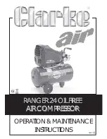 Clarke RANGER 24 Operation & Maintenance Instructions Manual предпросмотр