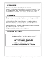 Preview for 2 page of Clarke Ranger 7/500 Operation & Maintenance Instructions Manual