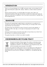 Preview for 2 page of Clarke SAL100B Assembly & Operating Instructions