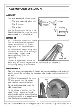 Preview for 4 page of Clarke SAM100B Assembly & Operating Instructions