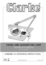 Clarke SAM170 Assembly & Operating Instructions preview