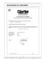 Предварительный просмотр 34 страницы Clarke SBR760 Operation & Maintenance Instructions Manual