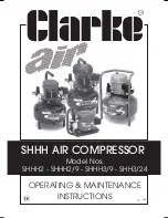 Clarke SHH24 Operating & Maintenance Instructions preview