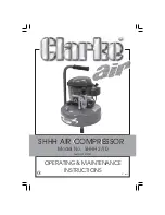 Предварительный просмотр 1 страницы Clarke SHHH 10 Operating & Maintenance Instructions