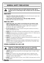 Preview for 4 page of Clarke SPE1200SS Operating & Maintenance Instructions