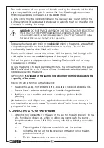 Preview for 8 page of Clarke SPE1200SS Operating & Maintenance Instructions