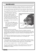 Preview for 10 page of Clarke SPE1200SS Operating & Maintenance Instructions