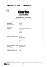 Preview for 18 page of Clarke SPE1200SS Operating & Maintenance Instructions