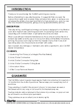 Preview for 2 page of Clarke SPP07 Operating & Maintenance Instructions