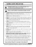 Preview for 3 page of Clarke SPP10 7175030 Operating & Maintenance Instructions