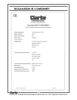 Preview for 14 page of Clarke SPP10 7175030 Operating & Maintenance Instructions