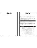 Preview for 3 page of Clarke Start-N-Charge BC130 Operating Instructions Manual