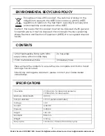 Preview for 3 page of Clarke STP12 Operation & Maintenance Instructions Manual