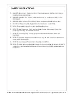 Preview for 4 page of Clarke STP12 Operation & Maintenance Instructions Manual