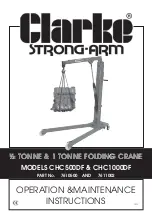 Clarke Strong-Arm 7610500 Operation & Maintenance Instructions Manual предпросмотр