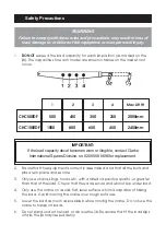 Предварительный просмотр 3 страницы Clarke Strong-Arm 7610500 Operation & Maintenance Instructions Manual