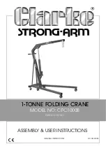 Предварительный просмотр 1 страницы Clarke Strong-Arm 7611011 Assembly & User Instructions