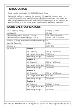 Предварительный просмотр 2 страницы Clarke Strong-Arm 7611011 Assembly & User Instructions