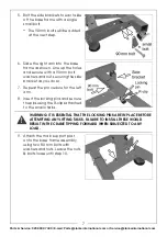 Предварительный просмотр 7 страницы Clarke Strong-Arm 7611011 Assembly & User Instructions