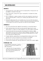 Предварительный просмотр 12 страницы Clarke Strong-Arm 7611011 Assembly & User Instructions