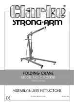 Clarke Strong-Arm 7611025 Assembly & User Instructions предпросмотр