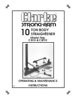 Preview for 1 page of Clarke STRONG-ARM CB10 Operating & Maintenance Instructions