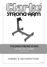 Предварительный просмотр 1 страницы Clarke Strong-Arm CES680 Assembly & User Instructions