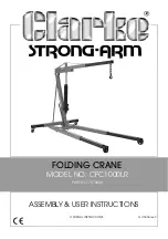 Clarke Strong-Arm CFC1000LR Assembly & User Instructions предпросмотр