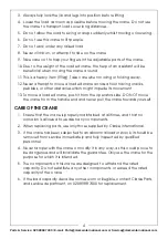 Preview for 4 page of Clarke Strong-Arm CFC1000LR Assembly & User Instructions