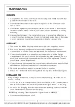 Preview for 9 page of Clarke Strong-Arm CFC1000LR Assembly & User Instructions