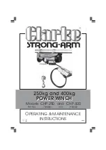 Preview for 1 page of Clarke Strong-Arm CHP 250 Operating & Maintenance Instructions