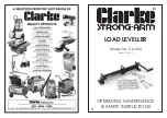 Clarke Strong-Arm CLL500 Operating And Maintenance Instructions Manual preview