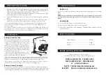 Preview for 5 page of Clarke Strong-Arm CLL500 Operating And Maintenance Instructions Manual