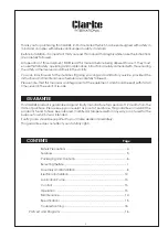 Preview for 3 page of Clarke Strong-Arm CPL30S Operating & Maintenance Instructions