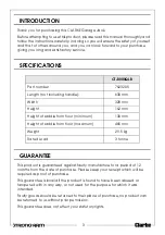 Preview for 3 page of Clarke STRONG-ARM CTJ3000QLB Operation & Maintenance Instructions Manual