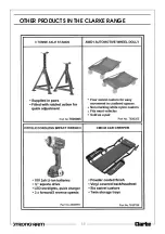 Preview for 11 page of Clarke Strong-Arm CTJ4000G Operation & Maintenance Instructions Manual