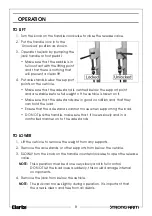 Preview for 8 page of Clarke Strong-Arm CTJ5GLS Operation & Maintenance Instructions Manual