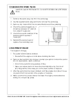 Предварительный просмотр 18 страницы Clarke TIGER1700 Operation & Maintenance Instructions Manual