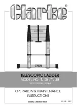 Clarke TL-2B Operation & Maintenance Instructions Manual preview