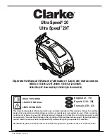 Clarke Ultra Speed 20 Operator'S Manual preview