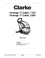 Preview for 22 page of Clarke Vantage 17 cable Operator'S Manual