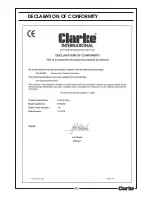 Предварительный просмотр 23 страницы Clarke Victoria User Manual