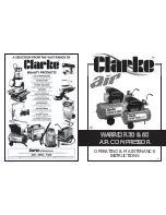 Предварительный просмотр 1 страницы Clarke WARRIOR 30 Operating & Maintenance Manual