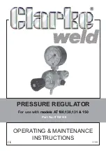 Preview for 1 page of Clarke Weld AT100 Operating & Maintenance Instructions